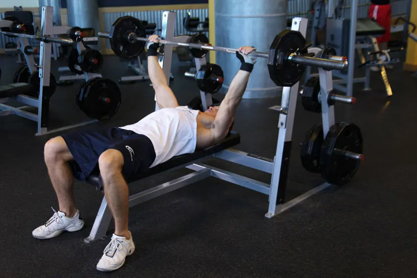 Wide-Grip Barbell Bench Press exercise