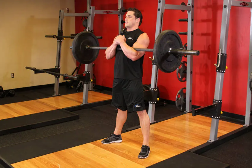 Zercher Squats — starting position
