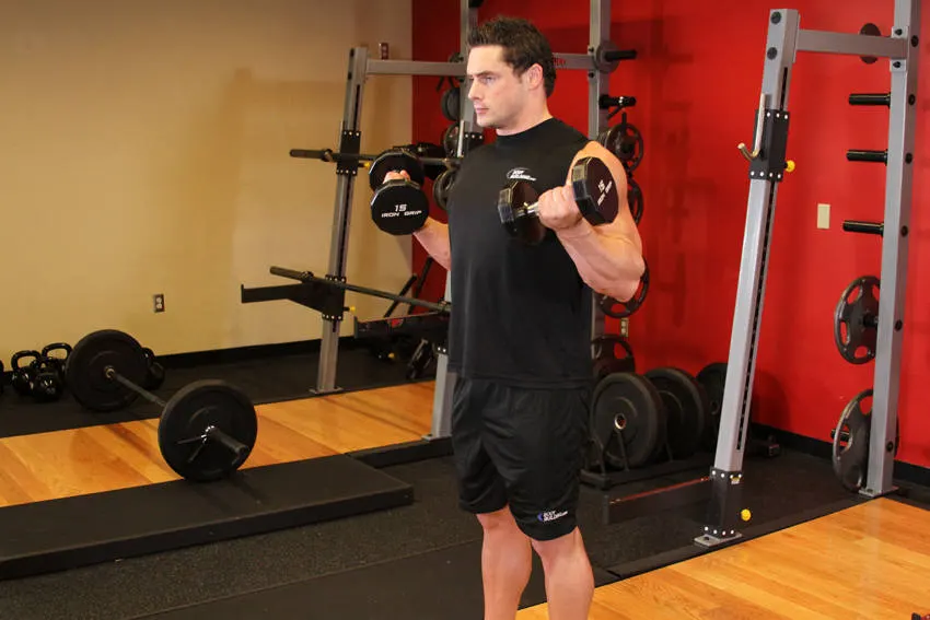 Zottman Curl — end position